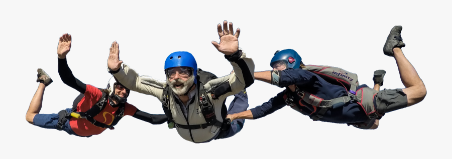 Parachute Clipart Tandem Skydive - Base Jumping, Transparent Clipart
