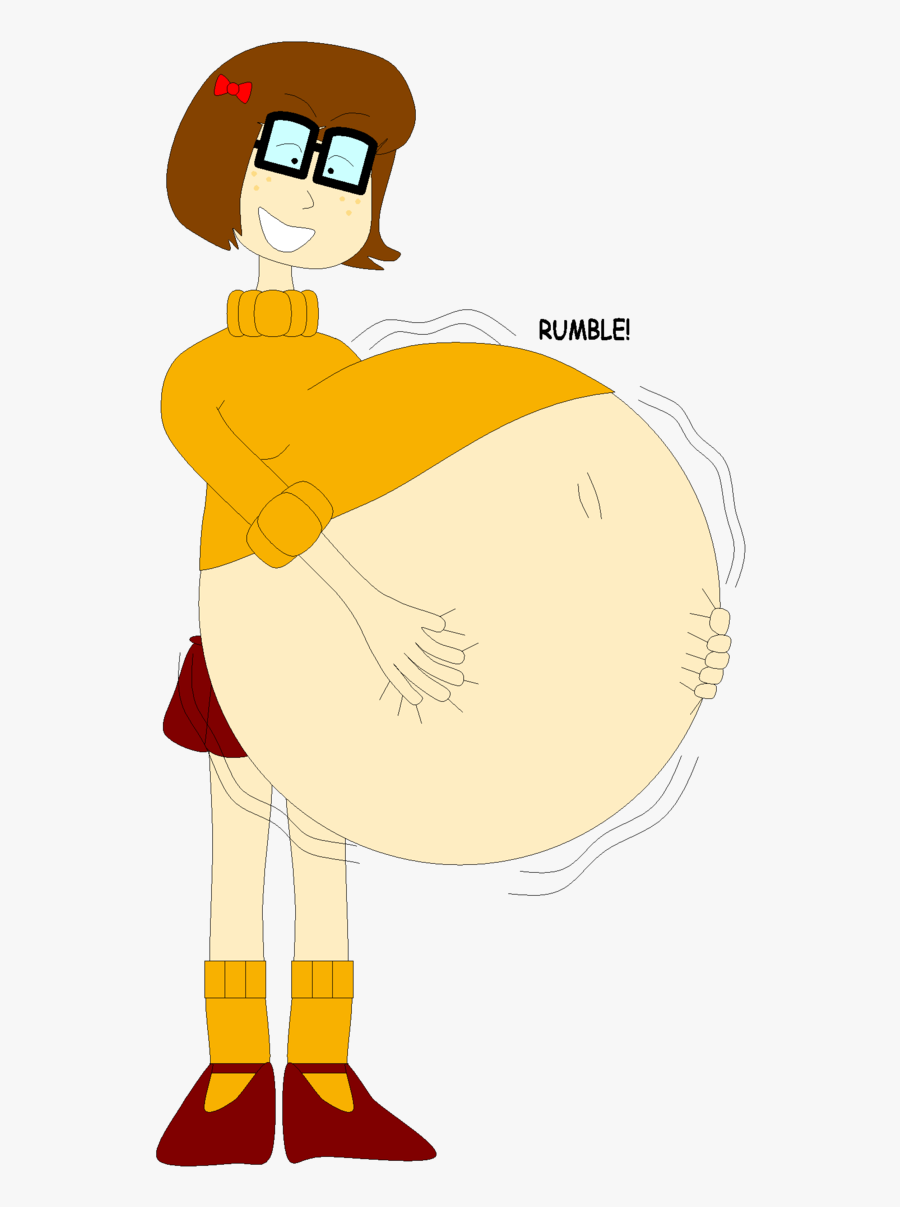 Full Clipart Stomach Full - Daphne And Velma Fan Art, Transparent Clipart