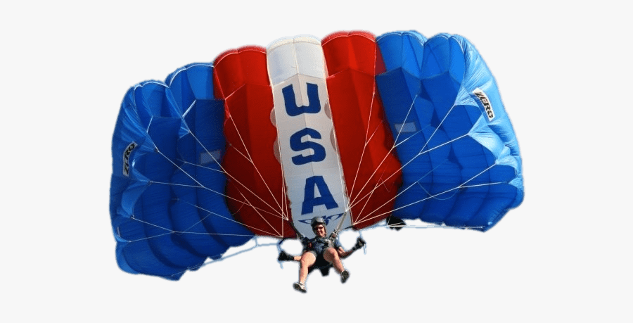 Parachute Usa - Paracaidas Png, Transparent Clipart