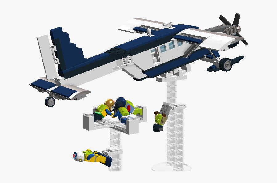 Transparent Skydiving Clipart - Lego Skydive, Transparent Clipart