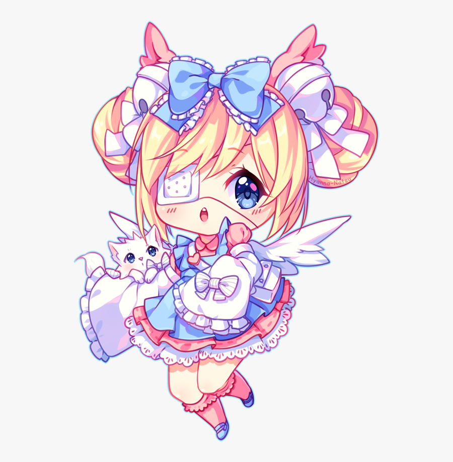 Transparent Redhead Girl Clipart - Chibi Kawaii Hyanna Natsu, Transparent Clipart