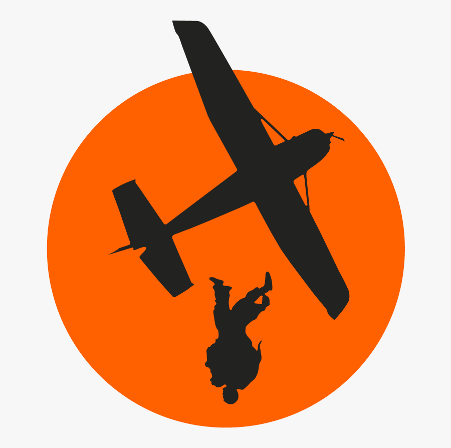 Clip Art Sky Diving Logos - Skydiving Logo, Transparent Clipart