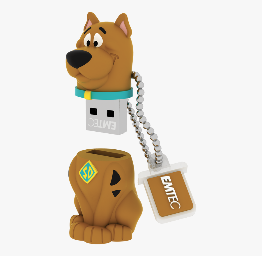 Scooby Doo 3/4 Open - Clé Usb Scooby Doo, Transparent Clipart