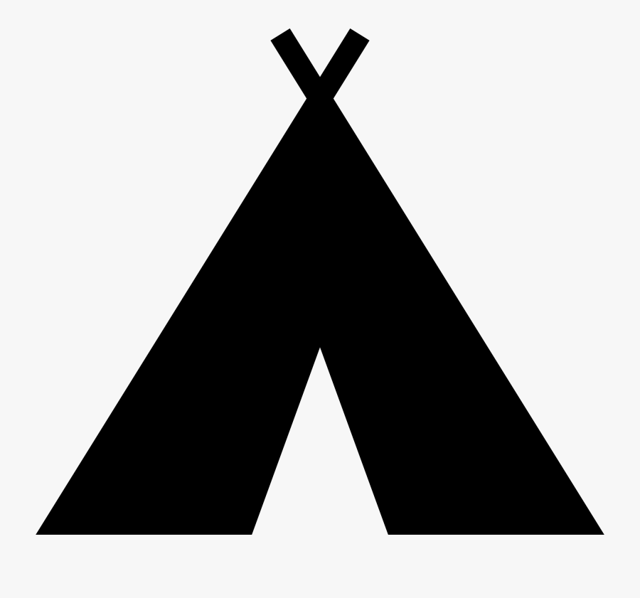 Clipart Tent Triangle Object - Symbol Tent, Transparent Clipart