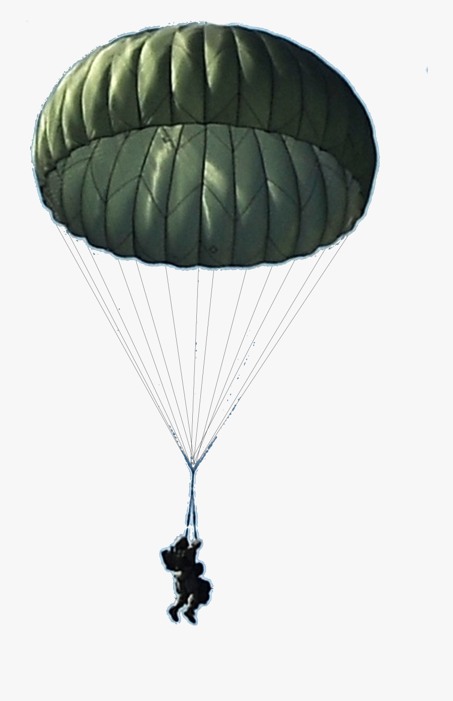 Parachute Clipart Vector - Paratrooper, Transparent Clipart