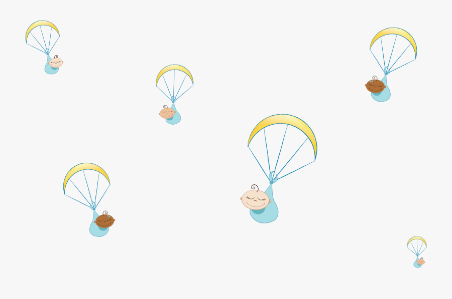 Parachuting, Transparent Clipart