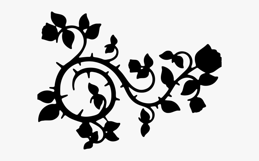 Transparent Free Clipart Skydiving - Vines Silhouette Png, Transparent Clipart