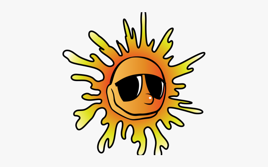 First Day Of Summer Clipart - Cool Sun, Transparent Clipart