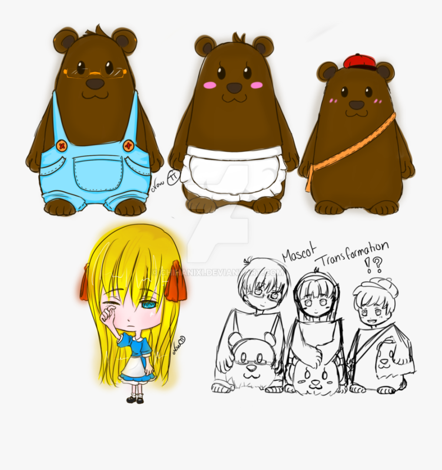 Adoptables - Goldilocks And The Three Bears Transparent, Transparent Clipart