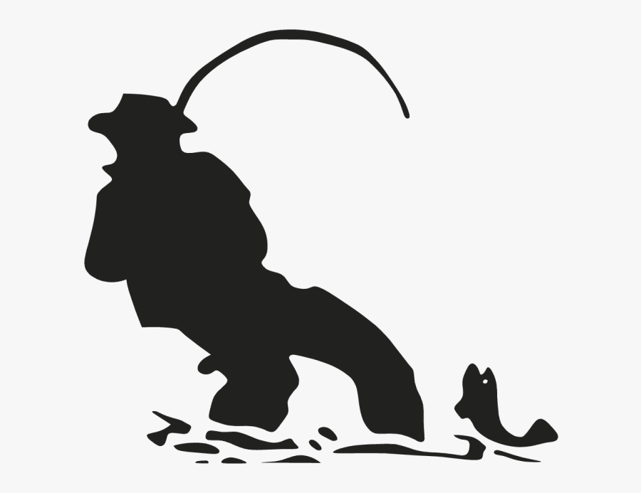 Sticker Fisherman, Transparent Clipart