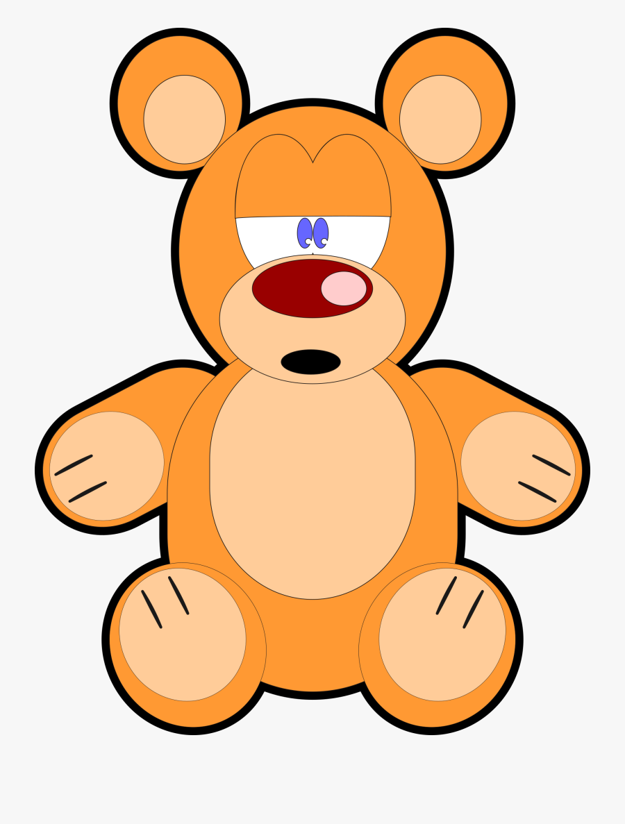 Clipart Teddy Bear - Stuffed Toy, Transparent Clipart