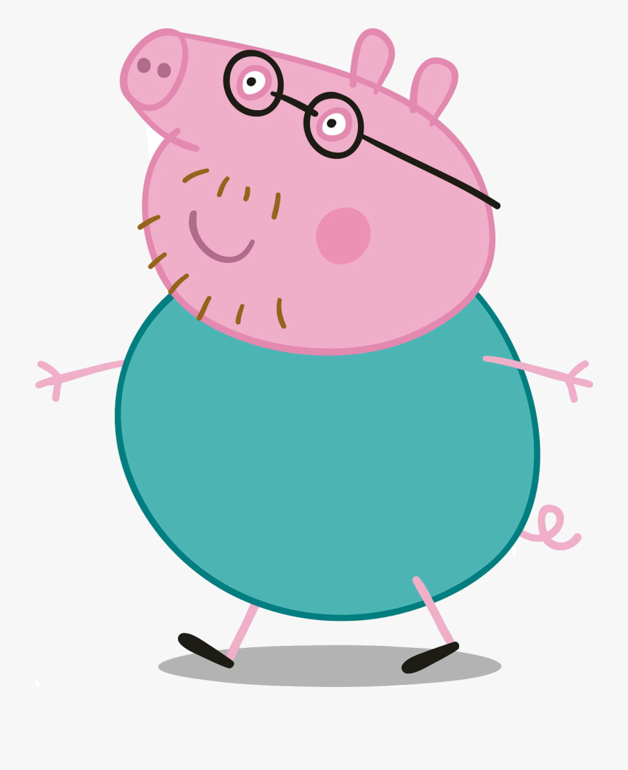 Big Clipart Mama Pig - Daddy Pig, Transparent Clipart
