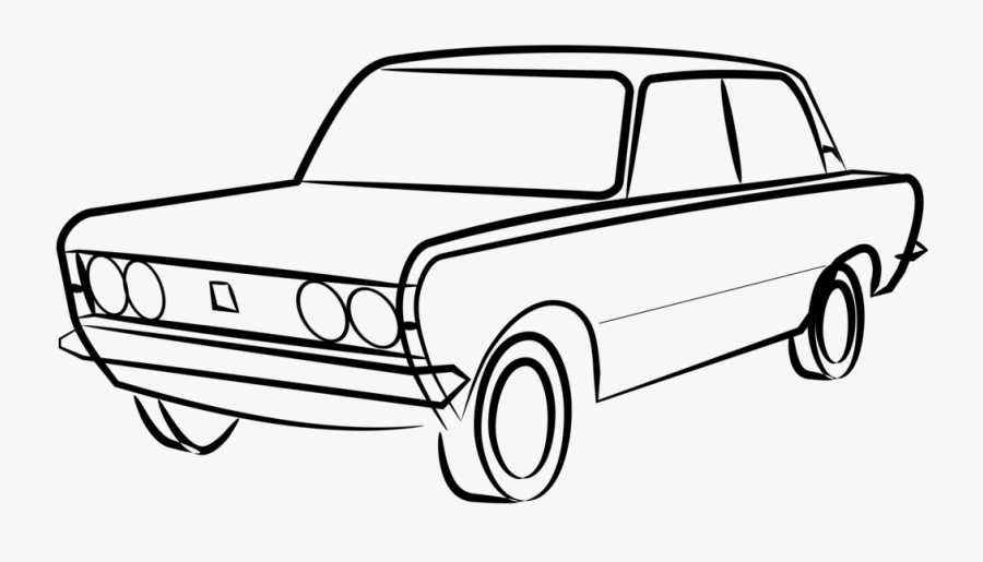 Clipart Polski - Fiat 125p Clipart, Transparent Clipart