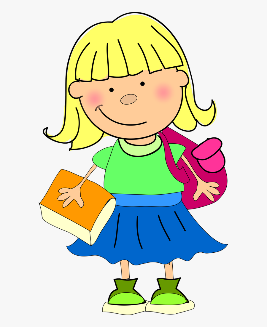 Transparent Going To School Clipart - Cartoon Going To School, Transparent Clipart