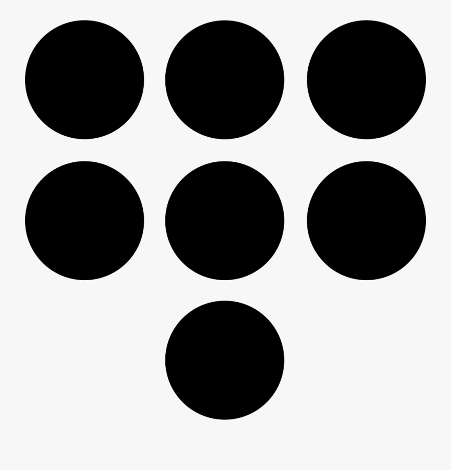 Dots Clipart Seven - Logos With Black Dots, Transparent Clipart