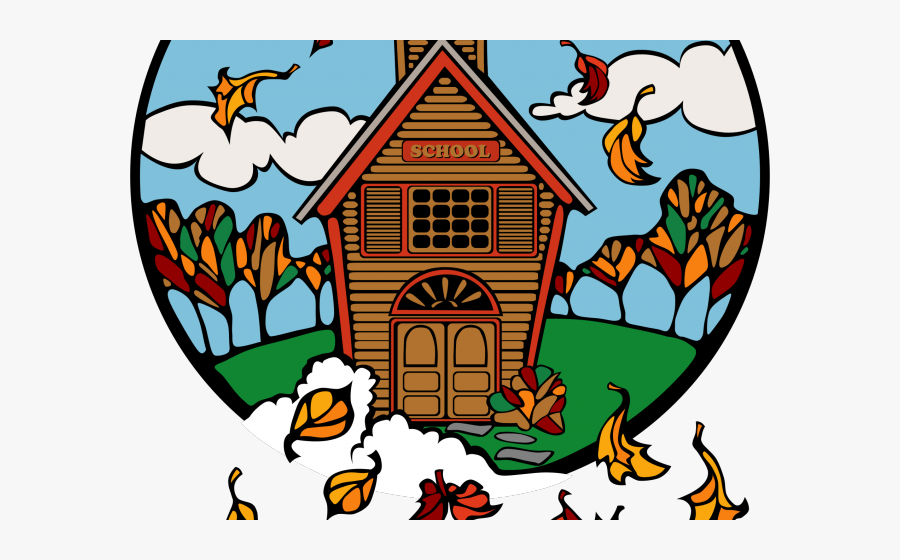 School Building Clip Art, Transparent Clipart