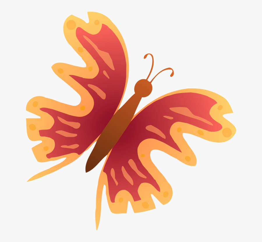 Butterfly,rooster,flower - Illustration, Transparent Clipart