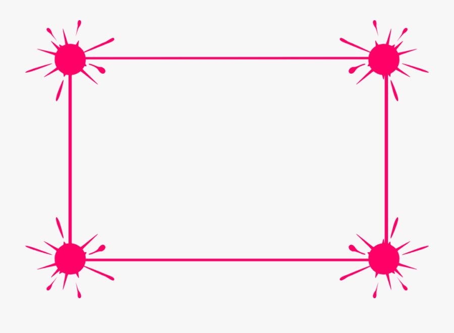 Free Stock Photos - Pink Borders And Frames, Transparent Clipart