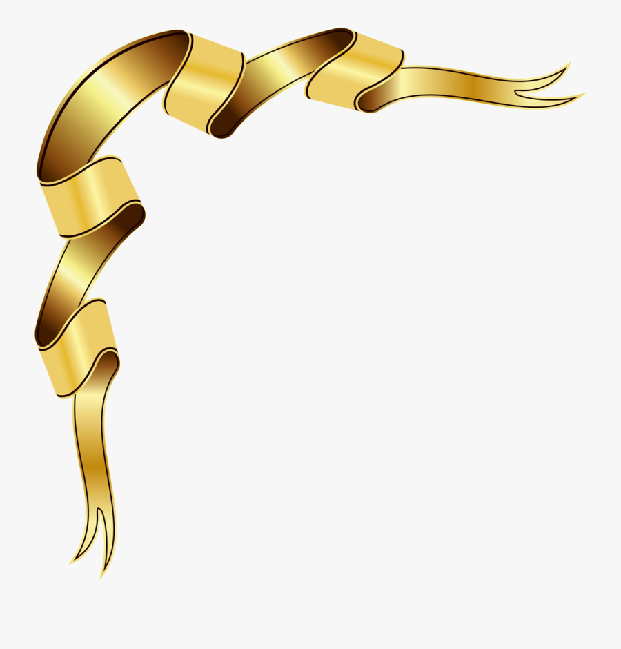 Gold Border Png Vector Images Photo - Border Gold Vector Png, Transparent Clipart