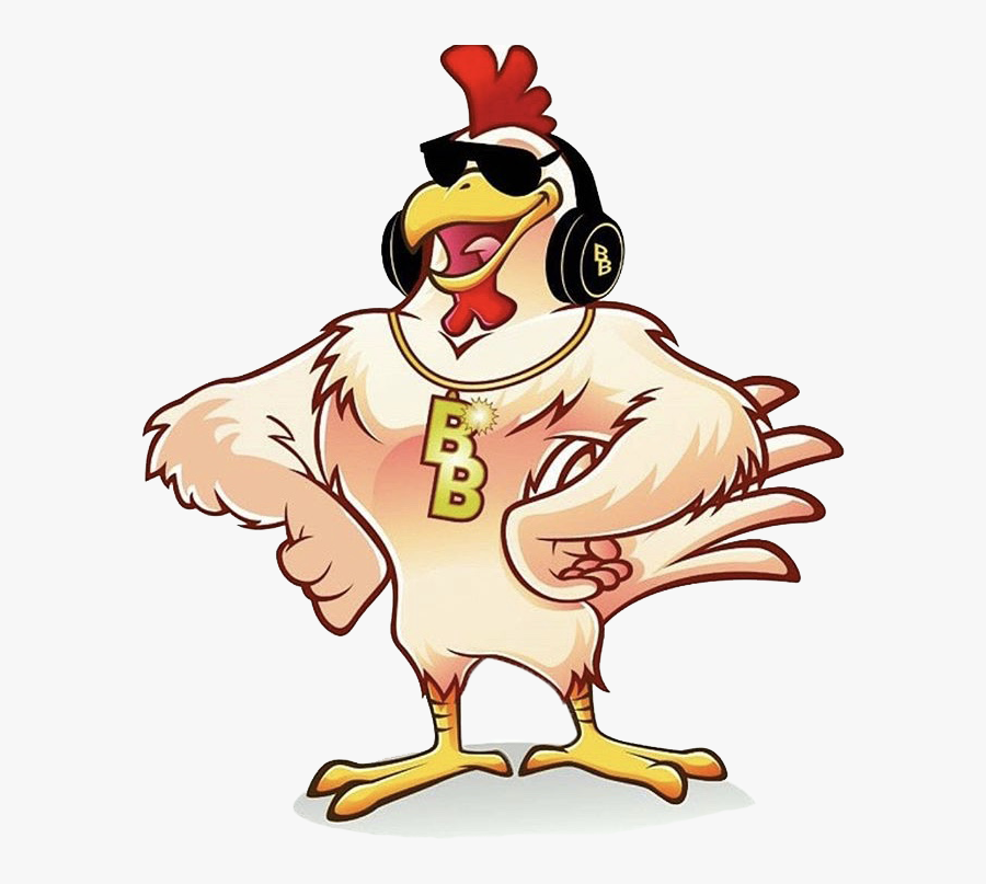 Home Of The Boogie Bird Wings And Watermelon Punch - Smiling Chicken, Transparent Clipart