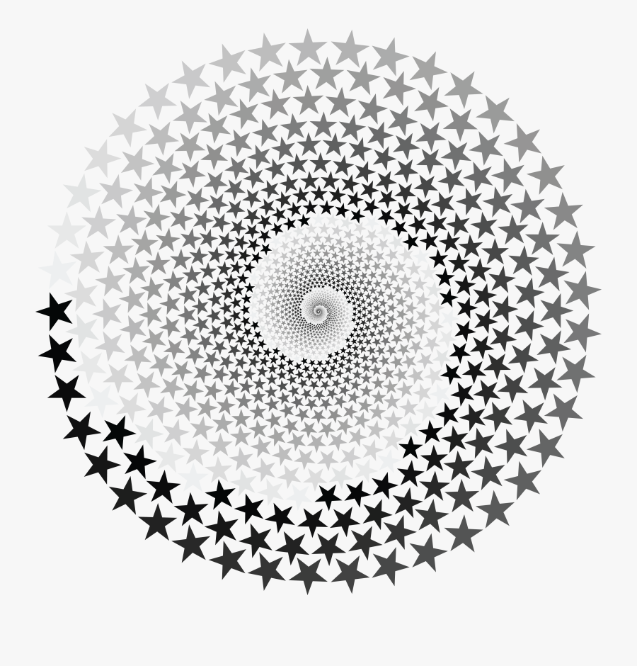 Burst Clipart Dot Pattern - Fibonacci Dot Pattern, Transparent Clipart