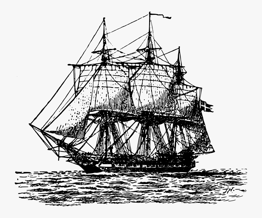 Transparent Battleship Clipart - Frigate Ship Clip Art, Transparent Clipart