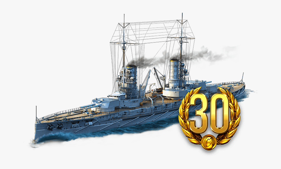 Heavy Cruiser Battleship Frigate Coastal Defence Ship - Battlecruiser, Transparent Clipart