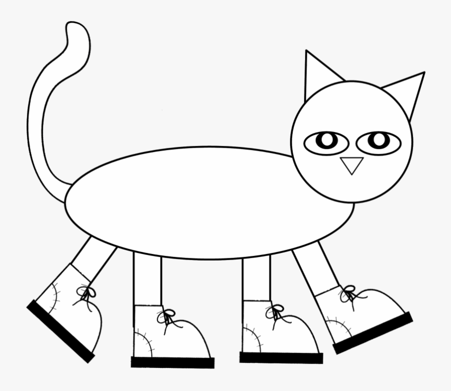 Pete The Cat Eyes Clipart Pattern Transparent Png - Pete The Cat Colouring, Transparent Clipart