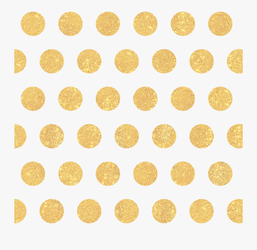 Dot Circle Pattern Transprent - Gold Pink Polka Dot Background, Transparent Clipart