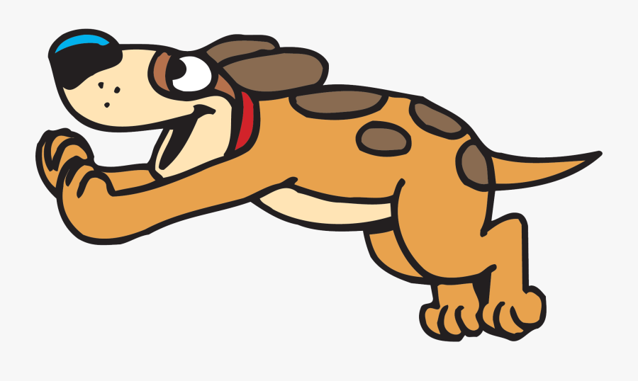 Jumping Dog - Cartoon Dog Jumping Png, Transparent Clipart