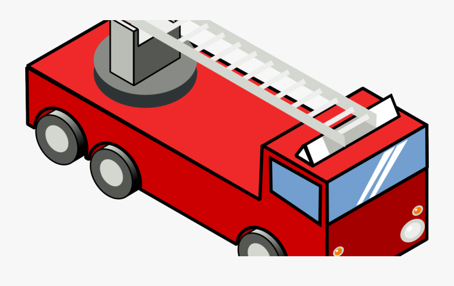 Fire Truck Clip Art - Things That Color Red, Transparent Clipart