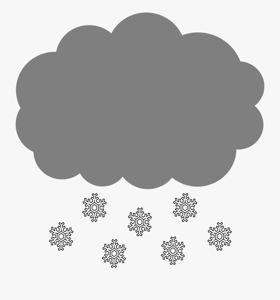 Blizzard Natural Disaster Clipart Free - Natural Disasters Drawing Black And White, Transparent Clipart