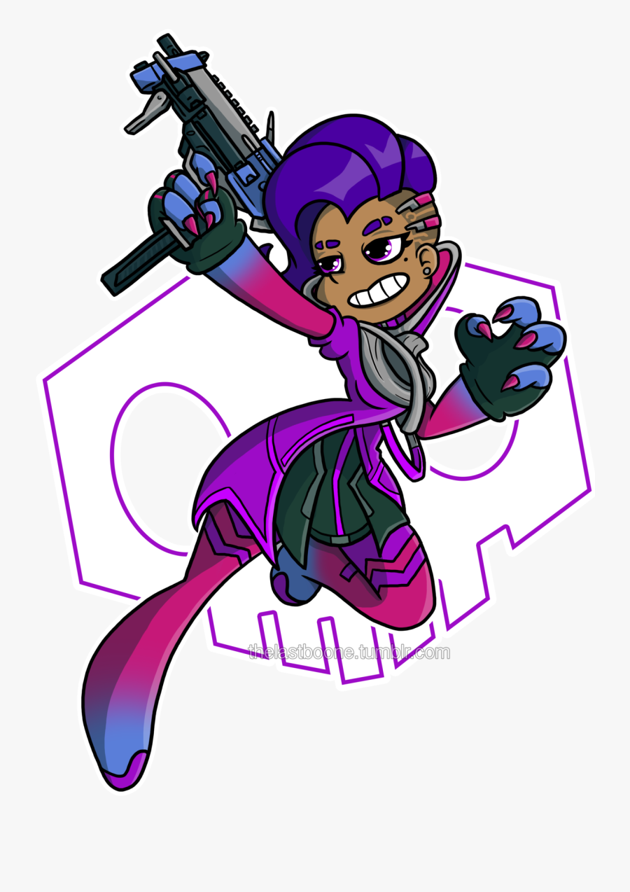 Sombra Clipart , Png Download - Overwatch Sombra Skull Transparent, Transparent Clipart