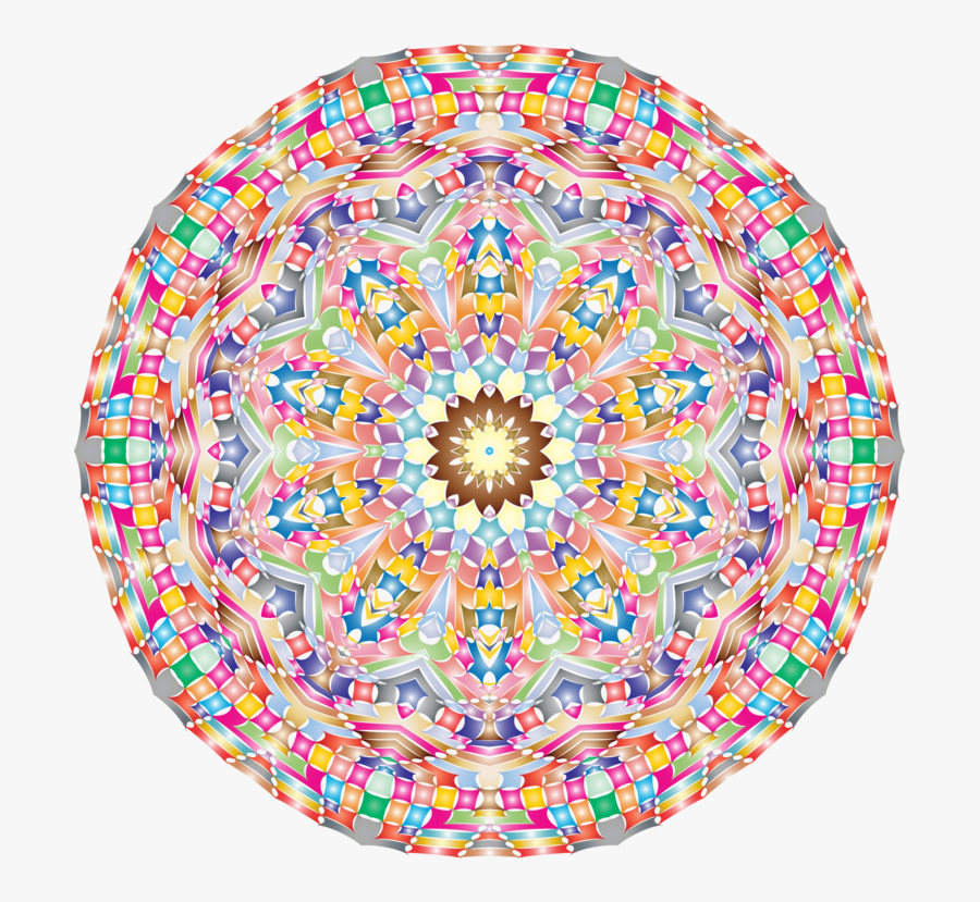Circle,kaleidoscope,army Of Mushrooms - Aufkleber Für Kinder, Transparent Clipart