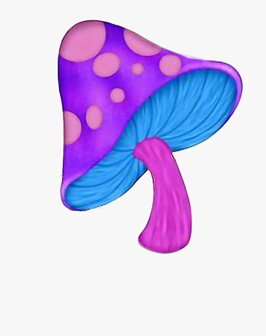 Psychedelic Mushroom Trippy Shroom Ftestickers Freetoed - Trippy Mushroom Png, Transparent Clipart