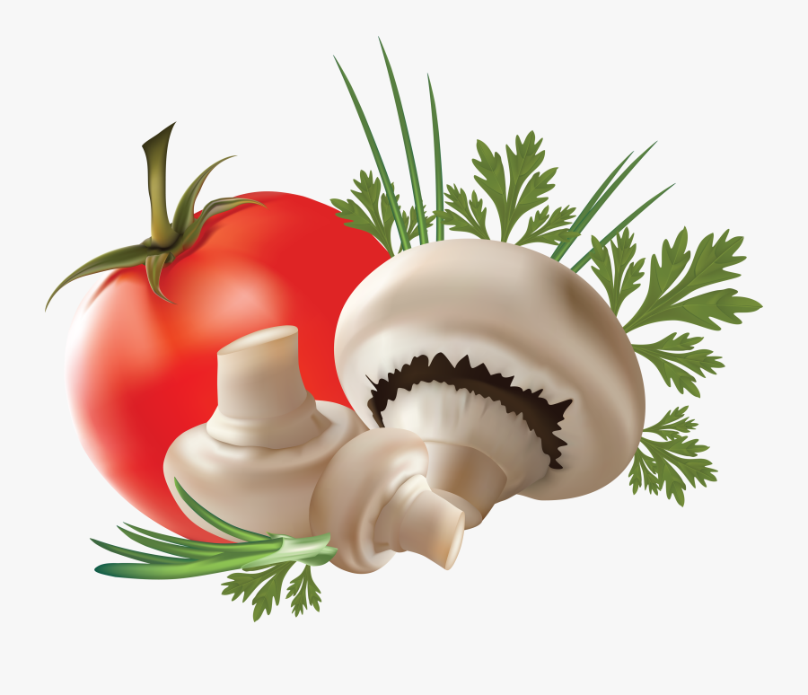 Mushroom Png Image - Transparent Background Vegetable Clipart, Transparent Clipart