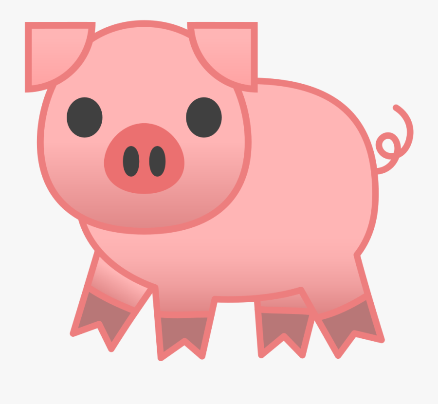Icon Noto Animals Nature - Pig Cartoon Icon Png, Transparent Clipart