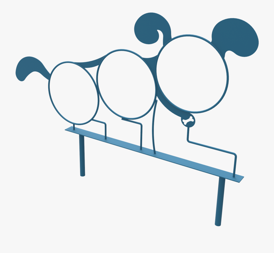 Three Hoop Puppy Jump - Circle, Transparent Clipart