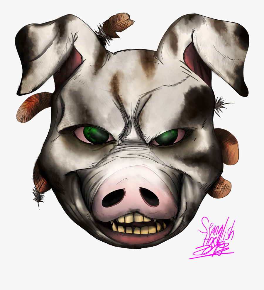 Transparent Pig Head Png, Transparent Clipart