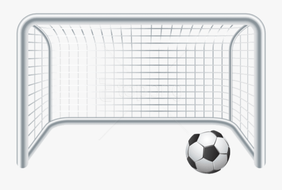 Free Png Download Soccer Ball And Goal Gate Png Images - Soccer Goal Clipart Png, Transparent Clipart