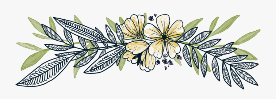 Receptions Golden Oak Farm - Transparent String Of Flowers, Transparent Clipart