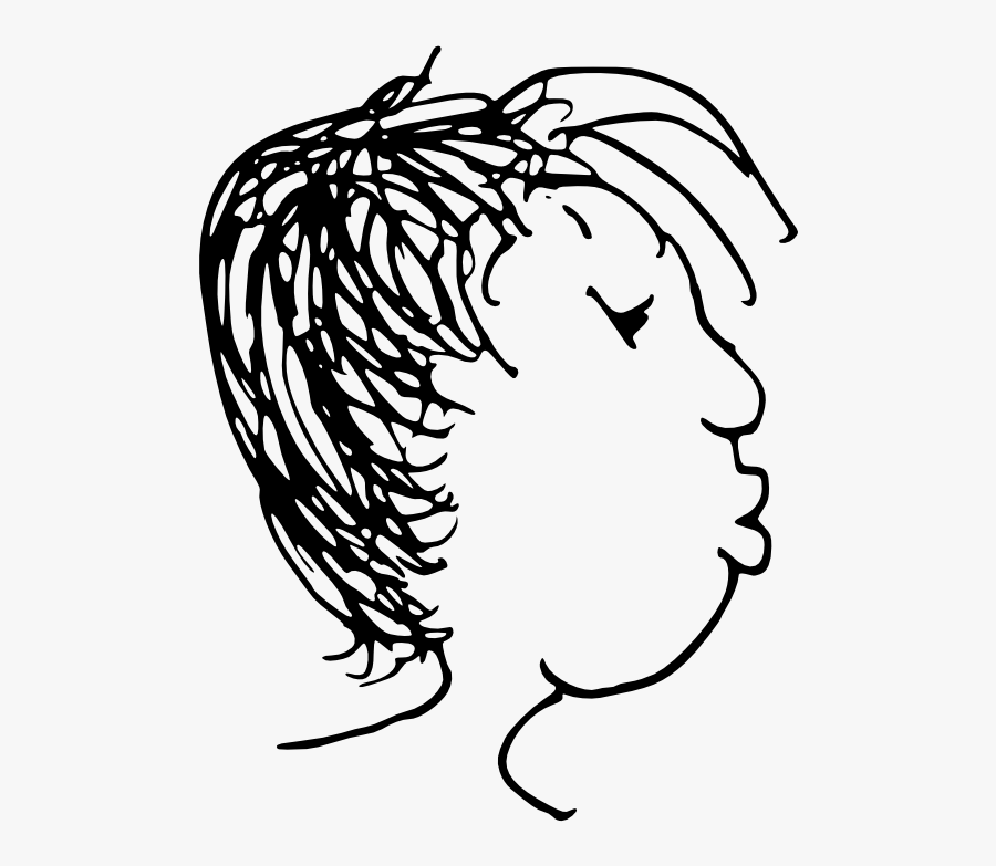 Drawing Nose Cartoon Head Lip - Kartun Kepala Rusa Black And White, Transparent Clipart