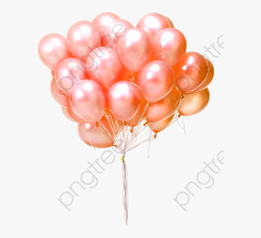 Red Balloon String, Balloon Clipart, Wedding, Birthday - Pink Balloons Transparent Background, Transparent Clipart