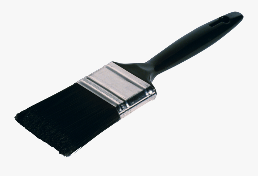Paintbrush Clipart Pastry Brush - Transparent Background Black Paint Btush Png, Transparent Clipart