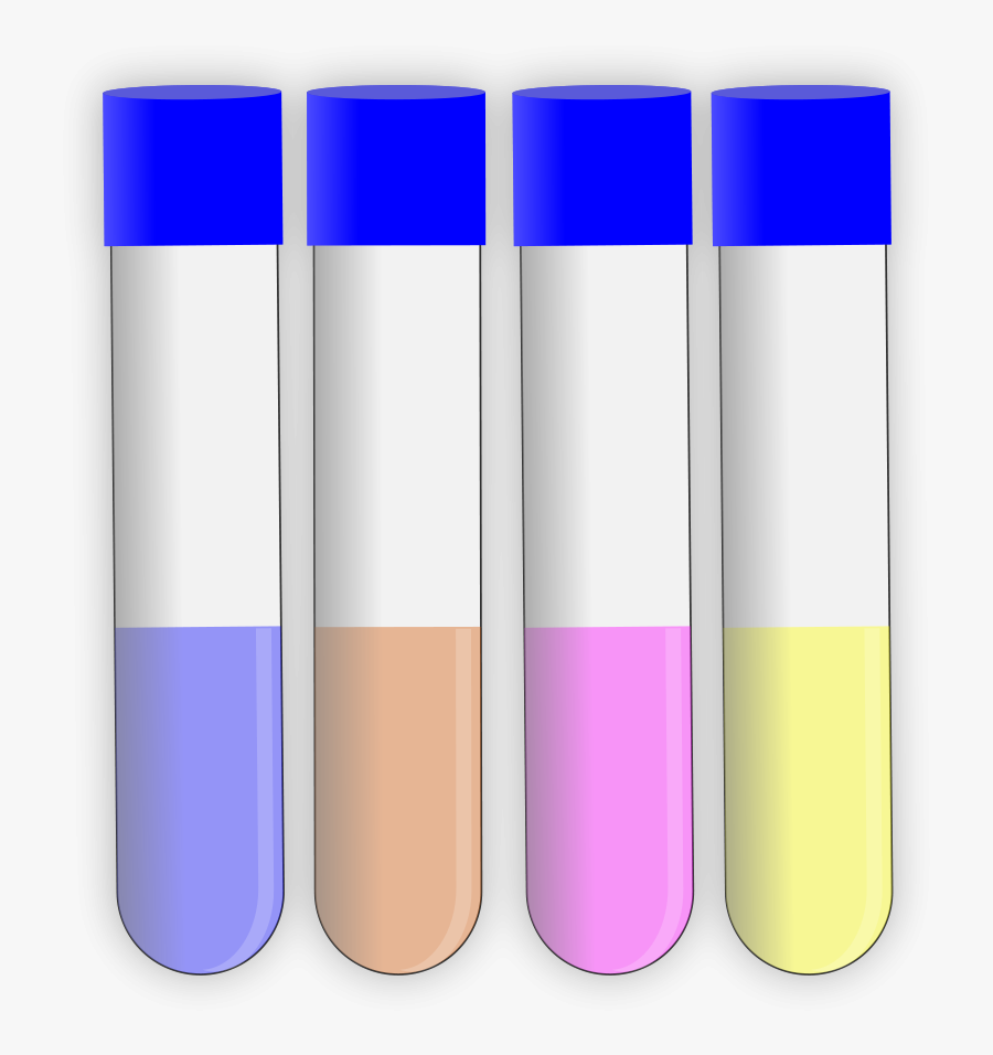 Test Tubes - Test Tube Cap Cartoon, Transparent Clipart