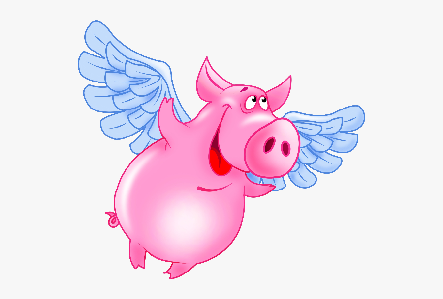 Cute Cartoon Pigs Funny Animal Clip Art Images - Cute Png Pig Cartoon, Transparent Clipart