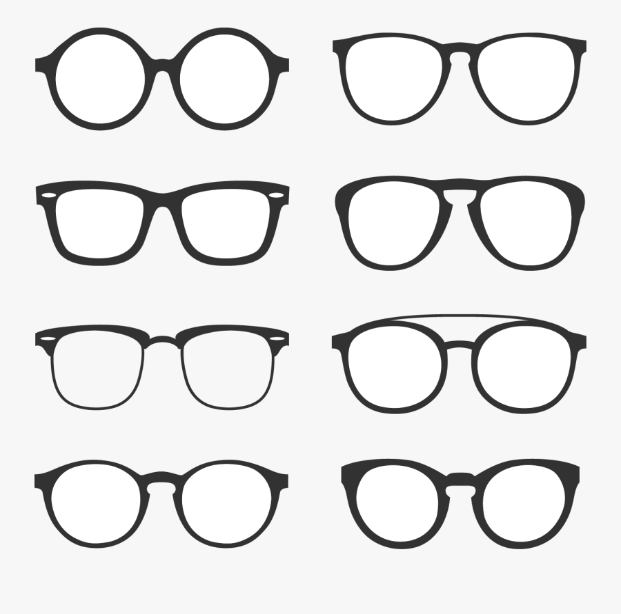 Black Rimmed Sunglasses Horn Rimmed Glasses Free Download - Horn Rimmed Glasses Clipart, Transparent Clipart