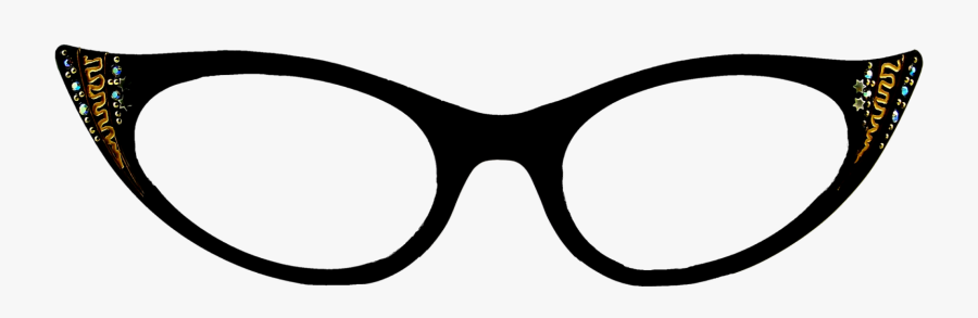 Cat Eye Glasses Png, Transparent Clipart