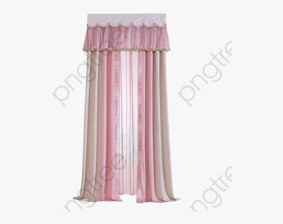 Curtain Clipart Bedroom Curtains - Ruffle, Transparent Clipart