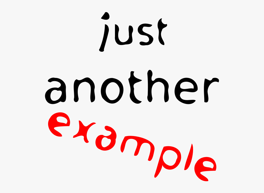 The - Word - College - Just Another Example, Transparent Clipart